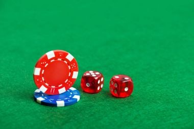 Caribbean Stud Poker betting interface and payout table on betogel login